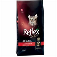 Reflex Plus Kuzulu ve PirinÃ§li YetiÅŸkin Kedi MamasÄ± 15 Kg