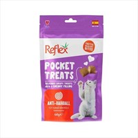 Reflex Pocket Treats TÃ¼y YumaÄŸÄ± KontrolÃ¼ YetiÅŸkin Kedi Ã–dÃ¼l MamasÄ± 60 Gr