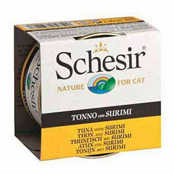 Schesir Ton Balıklı ve Surimili Jelly Yetişkin Kedi Konservesi 85 Gr