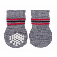 Trixie Kaymaz Tabanlı Köpek Çorabı 2 Adet Gri L-XL