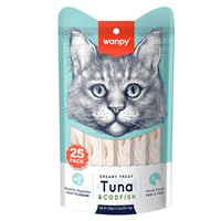 Wanpy Ton ve Morina Balıklı Krema Kedi Ödülü 25x14 Gr