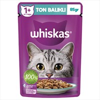 Whiskas Pouch JÃ¶le Ä°Ã§inde Ton BalÄ±klÄ± YetiÅŸkin Kedi Konservesi 12 Adet 85 Gr
