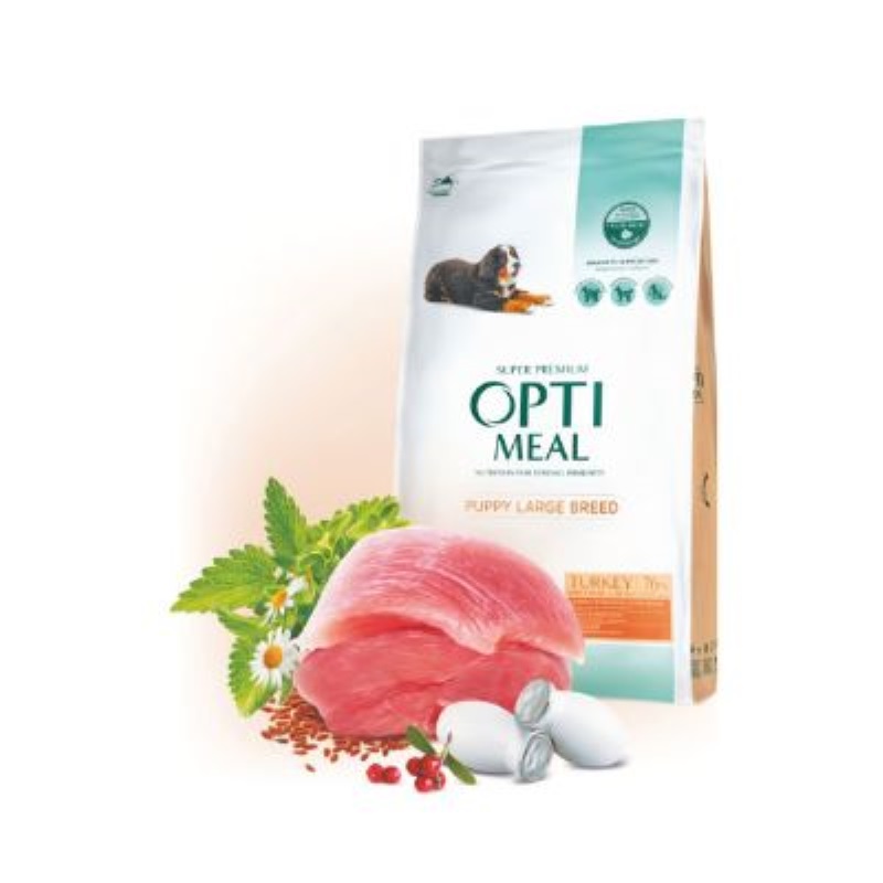 Optimeal Süper Premium Hindili İri Irk Yavru Köpek Maması 12 Kg