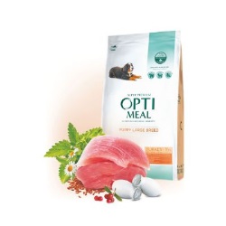 Optimeal Süper Premium Hindili İri Irk Yavru Köpek Maması 12 Kg