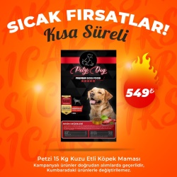 Petzi Dog Kuzu Etli 15 Kg Yetişkin Köpek Maması