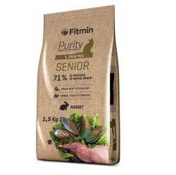 Fitmin Purity Senior Taze Tavşan Etli Yetişkin Kedi Maması 1,5 Kg