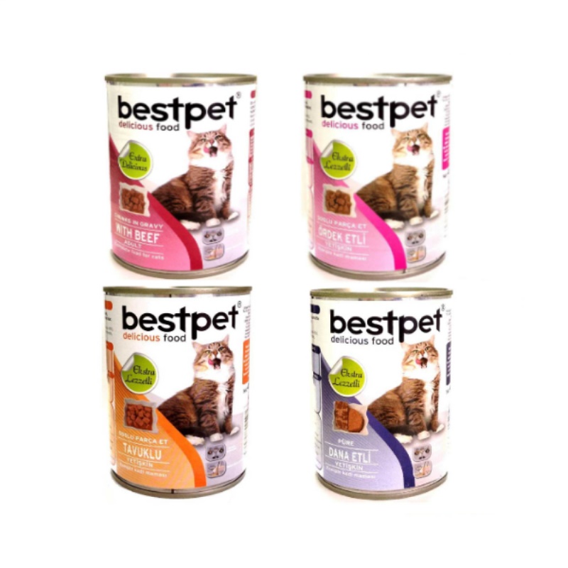 Bestpet  Konserve Kedi Maması 400 gr