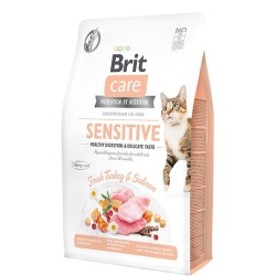 Brit Care Sensitive Hypo-Allergenic Sindirim Sistemi Destekleyici Tahılsız Yetişkin Kedi Maması 7kg