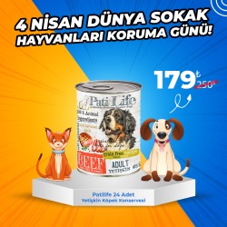 Patilife Köpek Konservesi x 24 Adet