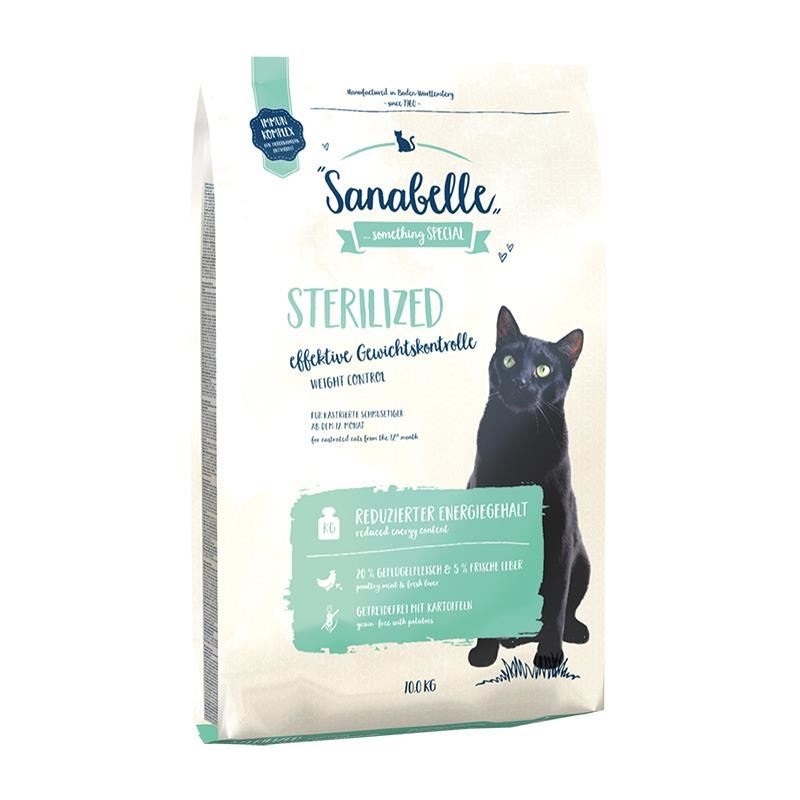 Sanabelle Kısırlaştırılmış Tahılsız Kedi Maması 10 Kg