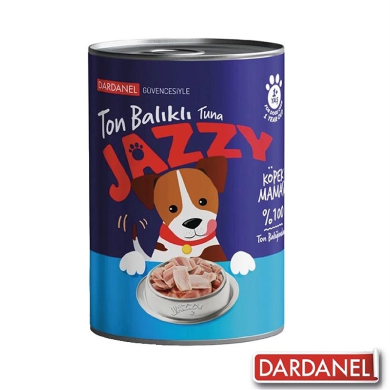 Dardanel Jazzy Ton Balıklı Köpek Konservesi 400gr x 24 Adet