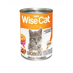 Wise Cat Tavuk Etli Kedi Konserve 415 Gr