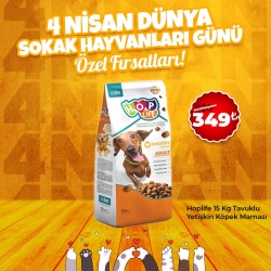 Hop Life Tavuklu Yetişkin Köpek Maması 15 Kg