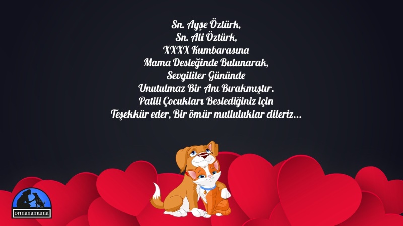 Sevgililer Günü Tebrik Kartı 2