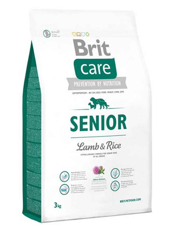 Brit Care Senior Kuzu Etli Tüm Irklar İçin Ileri Yaş Köpek Maması 3 Kg