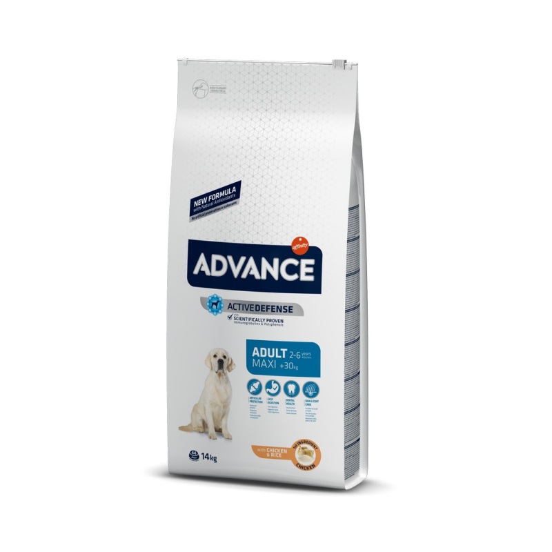 Advance Tavuklu ve Pirinçli Büyük Irk Yetişkin Köpek Maması 14kg