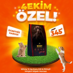 Winny 15 Kg Kuzu Etli ve Pirinçli Yetişkin Köpek Maması