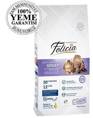 Felicia High Premium Sterilised Somonlu Kısırlaştırılmış Kedi Maması 2 Kg