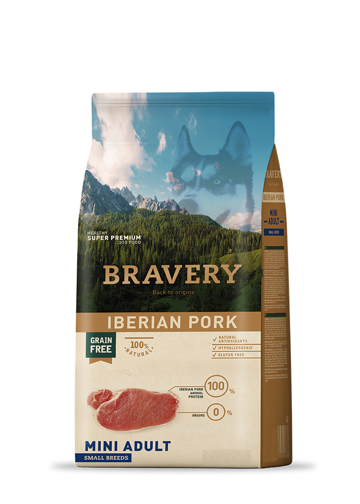 Bravery Adult Small Breed Iberıan Pork Tahılsız Domuzlu Küçük Irk Yetişkin Köpek Maması 2 Kg