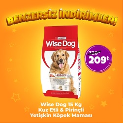 Wise Dog Kuzu Etli Yetişkin Köpek Maması 15 Kg