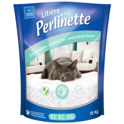 Perlinette Silika Kedi Kumu Hassas Ve Yetişkin Kediler İçin 15 Kg (37 Lt)