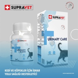 Supravet Urinary Care Kedi ve Köpek için İdrar Sağlığı Sistem Destekleyici 75 Tablet