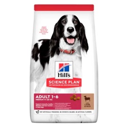 Hills Kuzulu Orta Irk Yetişkin Köpek Maması 2,5kg