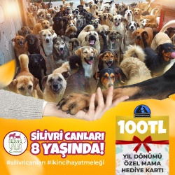 Silivri Canları Kuruluş Yıl Dönümü Özel Mama Hediye Kartı