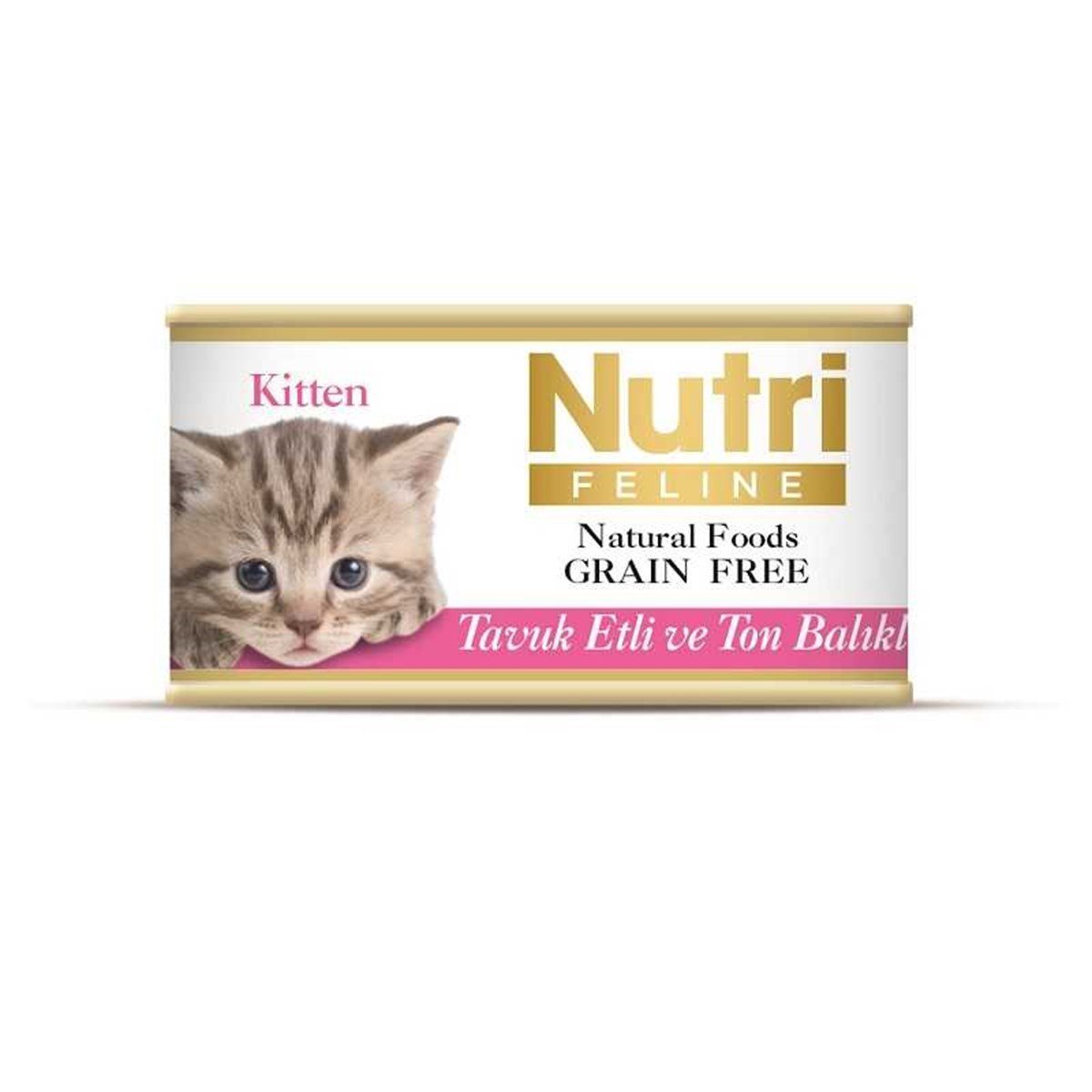 Nutri Feline Kitten Tavuklu Ve Ton Balıklı Tahılsız Yavru Kedi Konservesi 85 Gr