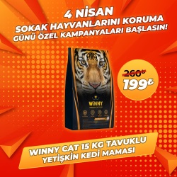 Winny Premium Cat Tavuklu 15 Kg Yetişkin Kedi Maması