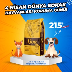 Liva 15 Kg Kuzu Etli Yetşkin Köpek Maması