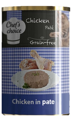 Chefs Choice 400 Gr X 24 Adet Tavuk Etli Soslu Kıyılmış Kedi Konserve