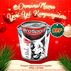 Prosport Köpek Konserve çeşitleri 2 koli Avantaj Paketi (40 Adet)