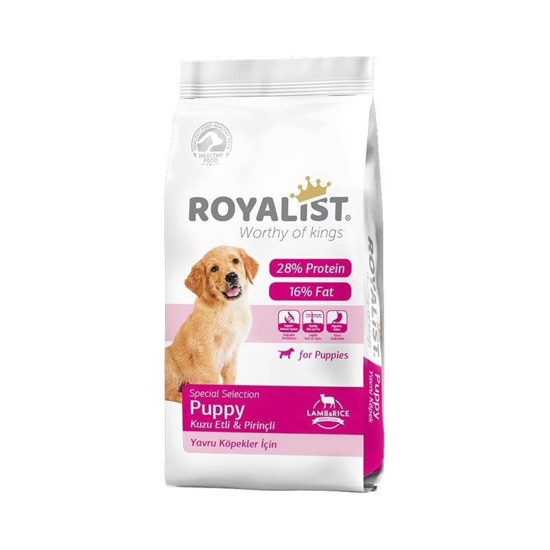 Royalist Premium Kuzu Etli ve Pirinçli Yavru Köpek Maması 15 Kg