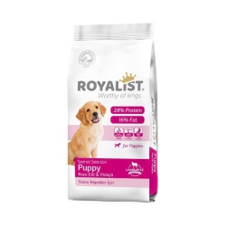 Royalist Premium Kuzu Etli ve Pirinçli Yavru Köpek Maması 15 Kg