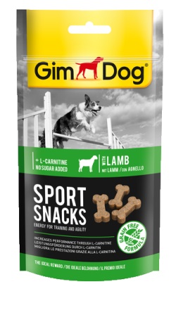 GimDog Sportsnacks Kuzu&L-Carnitinli Ödül Tableti 60 gr