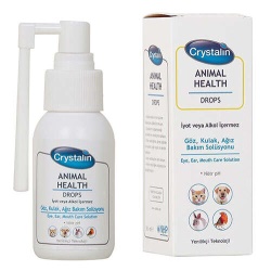 Crystalin Animal Health Drops 50 ML ( Göz, Kulak ve Ağız Bakım Solüsyonu )