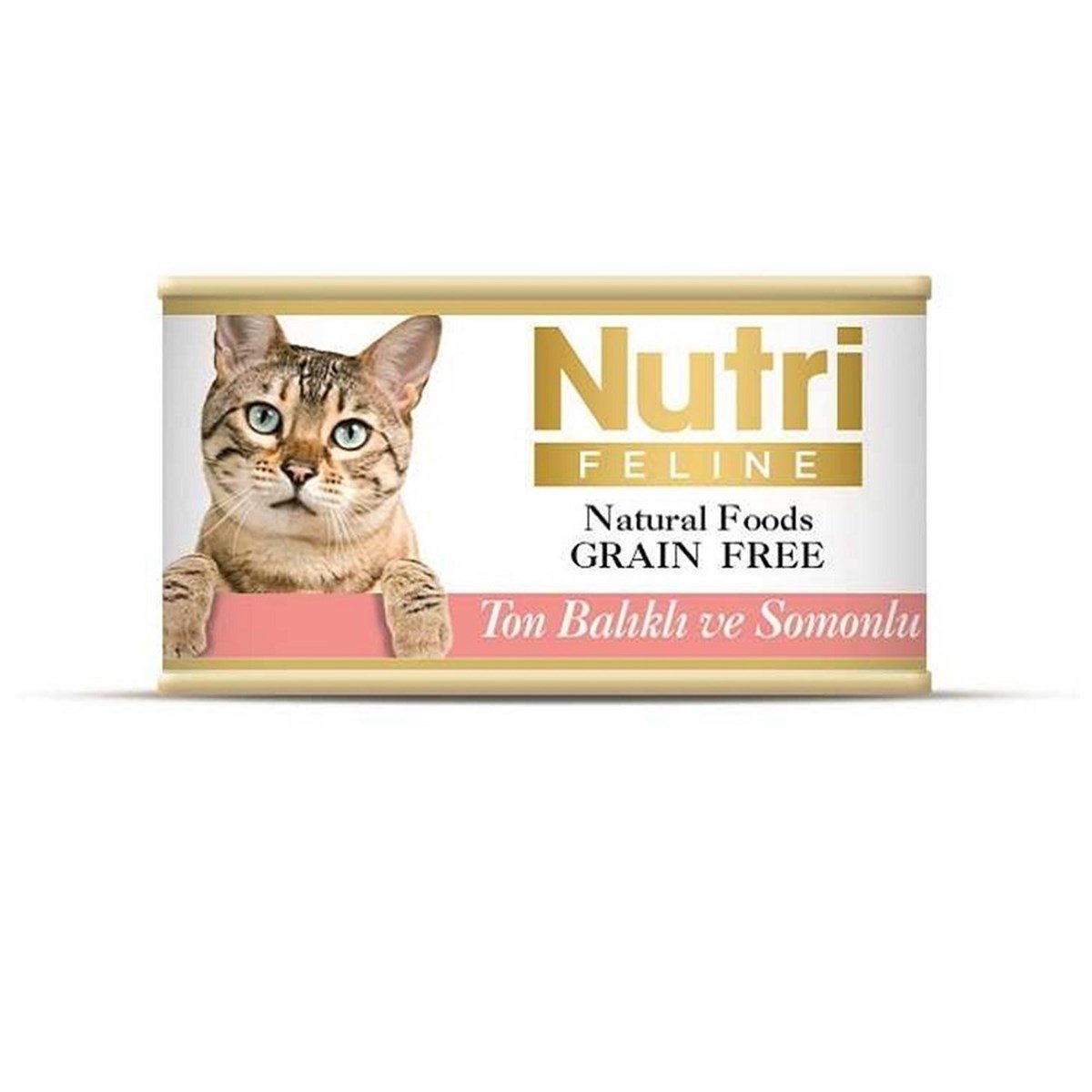 Nutri Feline Ton Balıklı Ve Somonlu Tahılsız Yetişkin Kedi Konservesi 85 Gr