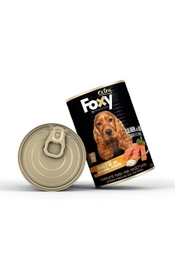 Foxy Ezme Yetişkin Köpek Kuzu Etli Ve Pirinçli Konserve 400 Gr x 24 Adet