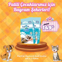 Paticat 10Lt x 2 Paket Topaklanan Kedi Kumu