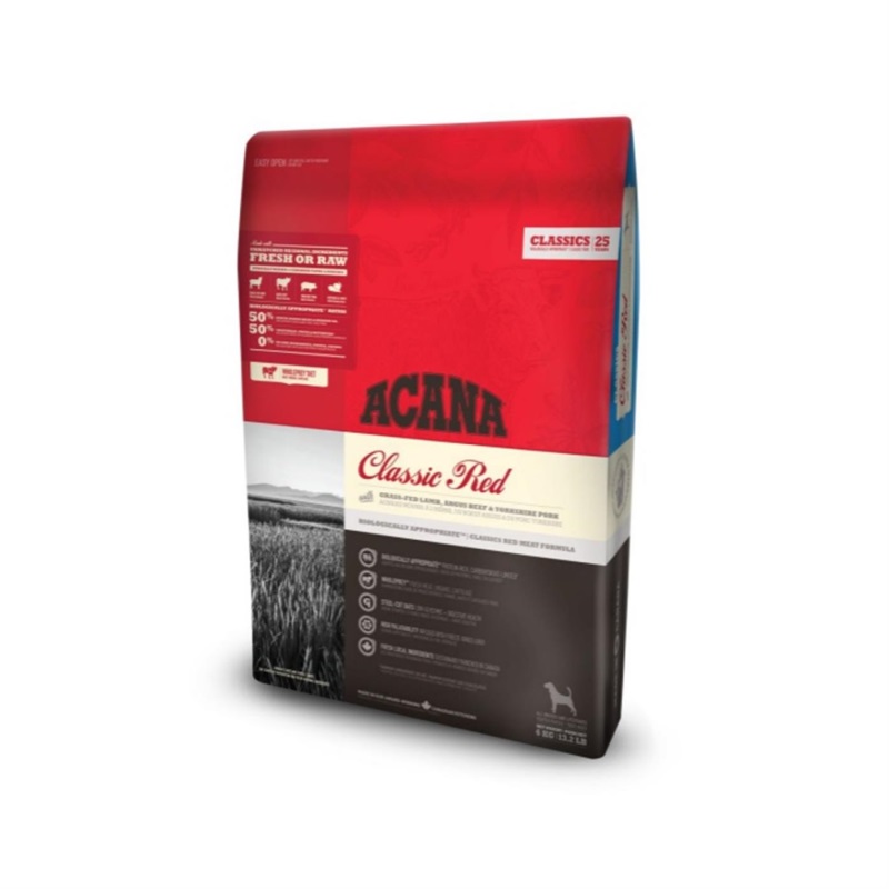 Acana Classics Red Meat Kuzulu ve Sığır Etli Düşük Tahıllı Köpek Maması 2kg