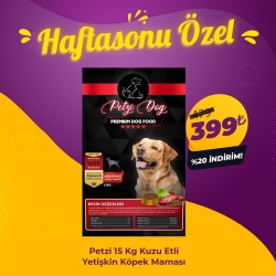 Petzi 15 Kg Kuzu Etli Yetişkin Köpek Maması