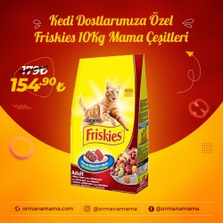 Friskies 10 Kg Etli ve Tavuklu Kedi Maması