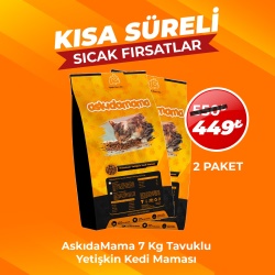 Askıda Mama Tavuklu Yetişkin Kedi Maması 7 Kg x 2 Adet (Avantaj Paketi)