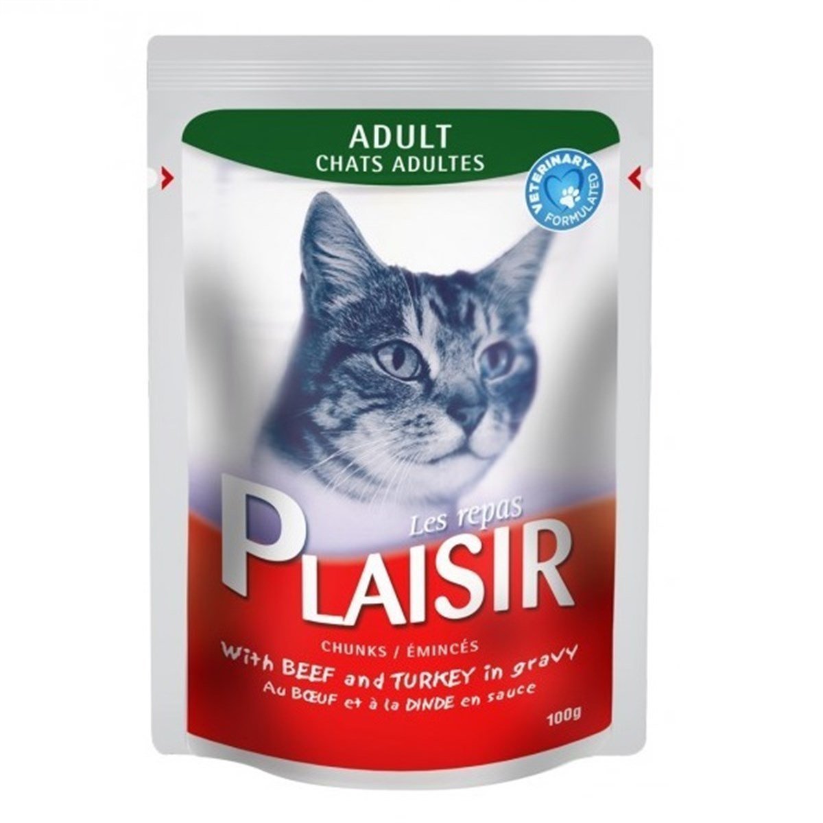 Plaısır Biftekli Ve Hindli Yetişkin Pouch Kedi Konservesi 100 Gr