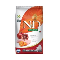 N&D Pumpkin Tavuk ve Narlı Büyük ve Orta Irk Yavru Köpek Maması 2,5 Kg