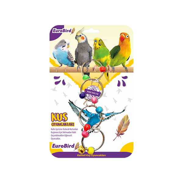 EuroBird Kuş Oyuncağı Dörlü Halka