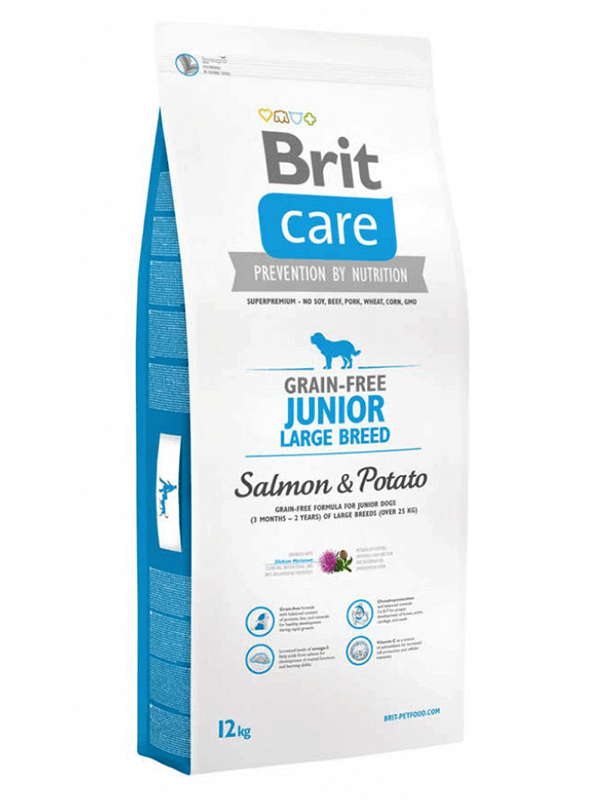 Brit Care Junior Large Tahılsız Somonlu Büyük Irk Yavru Köpek Maması 12 Kg