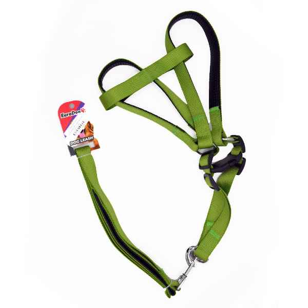 EuroDog Köp.Uztm+Göğüs Tas.25mm 120cm Yeşil