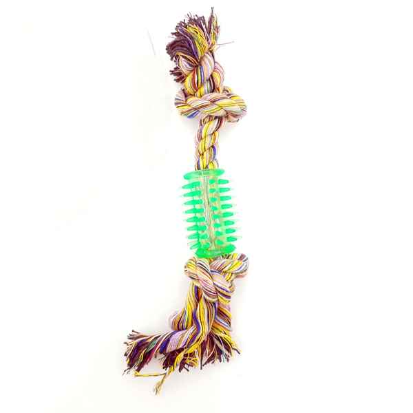 EuroDog Diş İpi Yeşil İpli Diş Kaşımalı 30 Cm